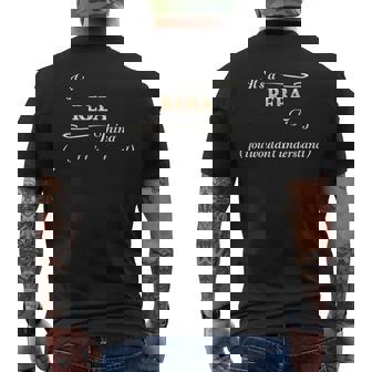 Its A Reba Thing You Wouldnt Understand | Name Gift Mens Back Print T-shirt - Seseable