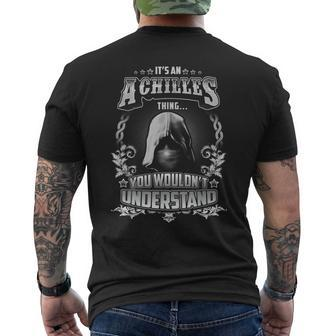 Its An Achilles Thing You Wouldnt Understand Mens Back Print T-shirt - Seseable