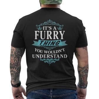 Its A Furry Thing You Wouldnt Understand Furry For Furry Men's T-shirt Back Print - Seseable