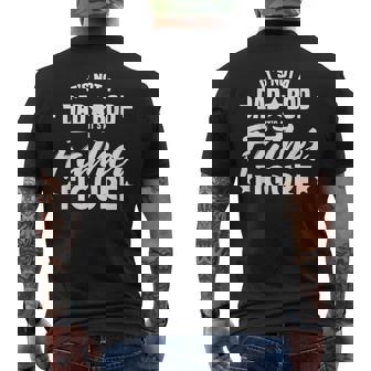 Its Not A Dad Bod Its A Father Funny Daddy Pop Gifts Men Mens Back Print T-shirt