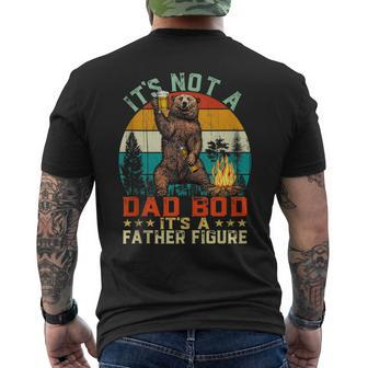 Its Not A Dad Bod Its A Father Figure Bear Fathers Men's T-shirt Back Print - Seseable