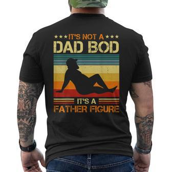 Its Not A Dad Bod Its A Father Figure Vintage Dad Men's T-shirt Back Print - Seseable
