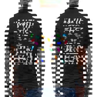 Im With The Jelly Bean Men's Back Print T-shirt | Mazezy