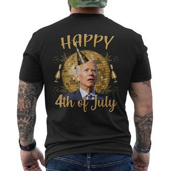Joe Biden Happy 4Th Of July New Years Eve Biden 2023 Men's T-shirt Back Print - Seseable