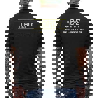 Jordy The Man The Myth The Legend | Mens Boys Name Funny Mens Back Print T-shirt - Seseable