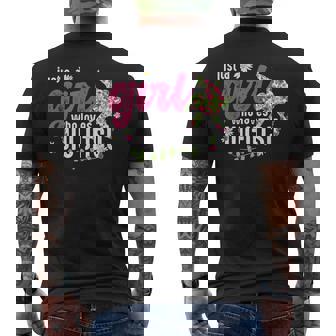 Just A Girl Who Loves Jiu-Jitsu - Jiu-Jitsu Fighter Men's T-shirt Back Print | Seseable UK