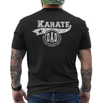 Karate Dad Fathers Day Father Sport Men V2 Men's T-shirt Back Print - Seseable
