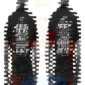 Keefer Name Gift If Keefer Cant Fix It Were All Screwed Mens Back Print T-shirt - Seseable