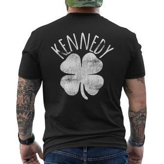 Kennedy St Patricks Day Irish Family Last Name Matching Mens Back Print T-shirt - Seseable