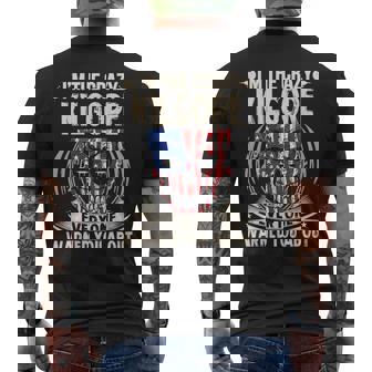 Kilgore Name Gift Im The Crazy Kilgore Mens Back Print T-shirt - Seseable