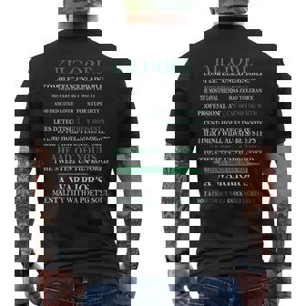 Kilgore Name Gift Kilgore Completely Unexplainable Mens Back Print T-shirt - Seseable
