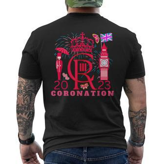 King Charles IiiKing Charles Iii 3Rd Coronation 2023 Men's Back Print T-shirt | Mazezy
