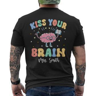 Kiss Your Brain V2 Men's T-shirt Back Print - Seseable