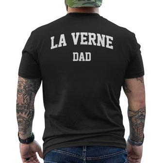 La Verne Dad Athletic Arch College University Alumni Men's T-shirt Back Print - Seseable