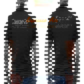 Lattes & Turkish Bagels Men's Back Print T-shirt | Mazezy