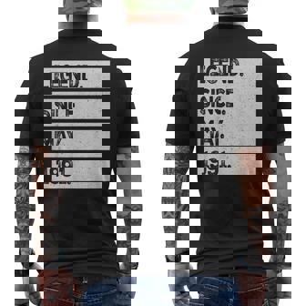 Legend Since May 1991 32 Years Old Retro 32Nd Birthday Men's Back Print T-shirt | Mazezy