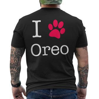 Life Ist Better With Oreo Cat Name Men's T-shirt Back Print - Seseable