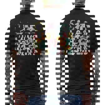 A Lot Can Happen In 3 Days Retro Groovy Easter Day 2023 Men's Back Print T-shirt | Mazezy
