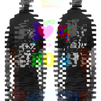 I Love The 80S Halloween This Is My 80S Costume Party Men's T-shirt Back Print - Seseable