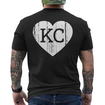 I Love Kc Kansas City Fans Men's T-shirt Back Print - Seseable