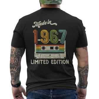 Made In 1967 Limited Edition Vintage Retro Birthday In 1967 Men's T-shirt Back Print - Seseable