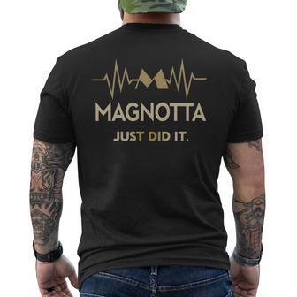 Magnotta Just Did I Mens Back Print T-shirt - Seseable
