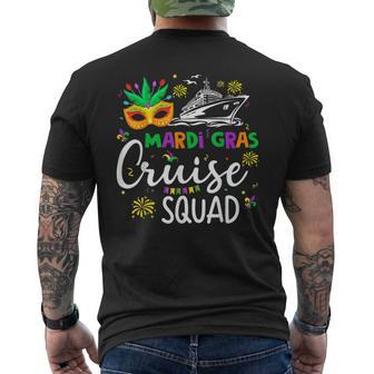 Mardi Gras Cruise Squad 2023 Matching Group Family Vacation V10 Men's T-shirt Back Print - Seseable