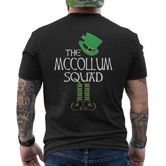 Mccollum Name Gift The Mccollum Squad Leprechaun V2 Mens Back Print T-shirt - Seseable