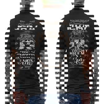 Mccraw Name Gift Mccraw Blood Runs Through My Veins Mens Back Print T-shirt - Seseable