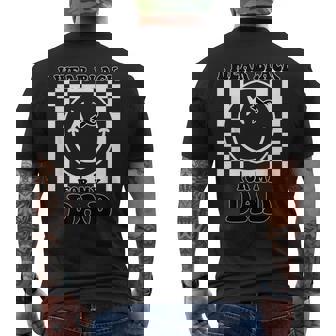 Melanoma Cancer For Dad Melanoma Awareness Men's T-shirt Back Print - Thegiftio