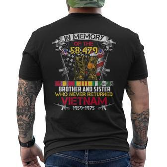 In Memory Of Vietnam Veteran Proud Veteran Day Men's T-shirt Back Print - Seseable