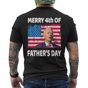 Merry 4Th Of July Fathers Day 4Th Of July Men's T-shirt Back Print - Thegiftio UK