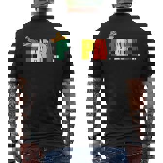Mexican Fiesta Birthday Party Theme Papa Matching Family Dad Mens Back Print T-shirt | Mazezy
