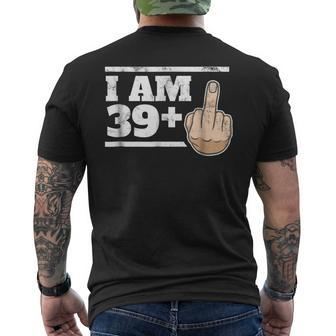 Milestone 40Th Birthday - Gag Bday Joke Idea 391 Men's Back Print T-shirt | Mazezy