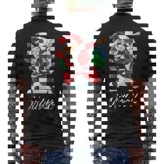 Mitchell Name Gift Santa Mitchell Mens Back Print T-shirt | Seseable UK