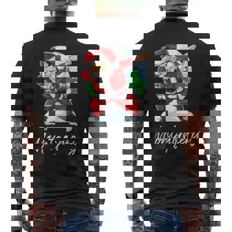 Montgomery Name Gift Santa Montgomery Mens Back Print T-shirt - Seseable