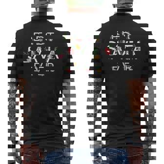 Mothers Day Cute Gift Floral Best Savta Ever Mens Back Print T-shirt | Seseable CA