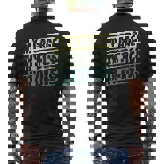 My Garage My Rules Funny Diesel Mechanic Quote Mechanic Mens Back Print T-shirt | Mazezy