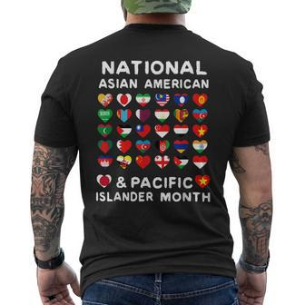 National Asian American And Pacific Islander Heritage Month Men's Back Print T-shirt | Mazezy