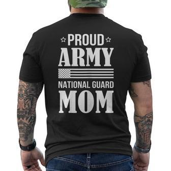 National Guard Mom Military Family Gifts Army Mom Gift For Womens Mens Back Print T-shirt | Mazezy
