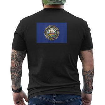 New Hampshire Usa Mens Back Print T-shirt | Mazezy