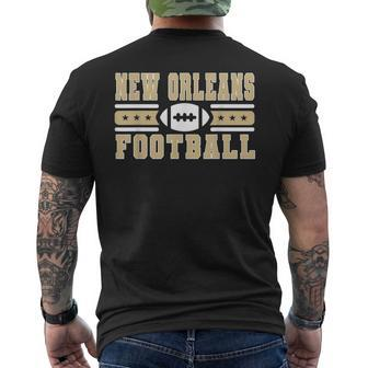 New Orleans Football Hometown Pride Sunday Fandom Gear Men's Back Print T-shirt | Mazezy