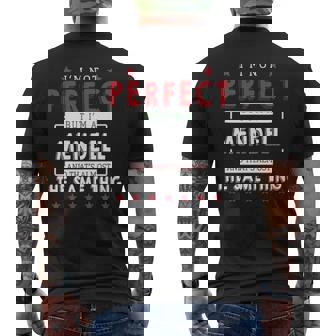 Im Not Perfect But Im A Mendell And Thats Almost The Same Thing Personalized Last Name Men's T-shirt Back Print - Seseable