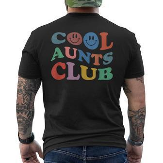 Official Member Cool Aunts Club Best Aunt Ever Gift For Aunt Mens Back Print T-shirt - Seseable