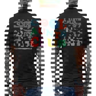 Official Member Cool Aunts Club Best Aunt Ever Gift For Aunt Mens Back Print T-shirt | Seseable CA