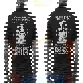 Im Too Old For This Boo Sheet Grandpa Halloween Pun Quote Men's Back Print T-shirt | Mazezy