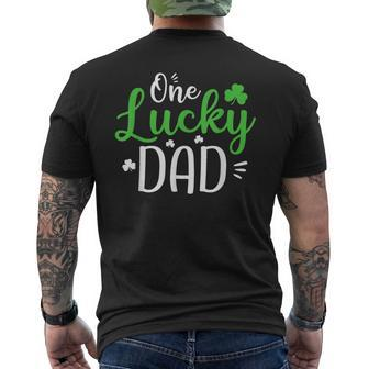 One Lucky Dad St Patricks Day dy V2 Men's T-shirt Back Print - Thegiftio UK