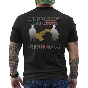 Operation Just Cause Ojc Veteran Us Army Men's T-shirt Back Print - Seseable
