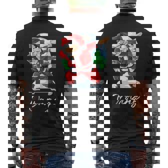 Orange Name Gift Santa Orange Mens Back Print T-shirt - Seseable