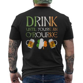 Orourke Family Name Gift For Proud Irish From Ireland Mens Back Print T-shirt - Seseable
